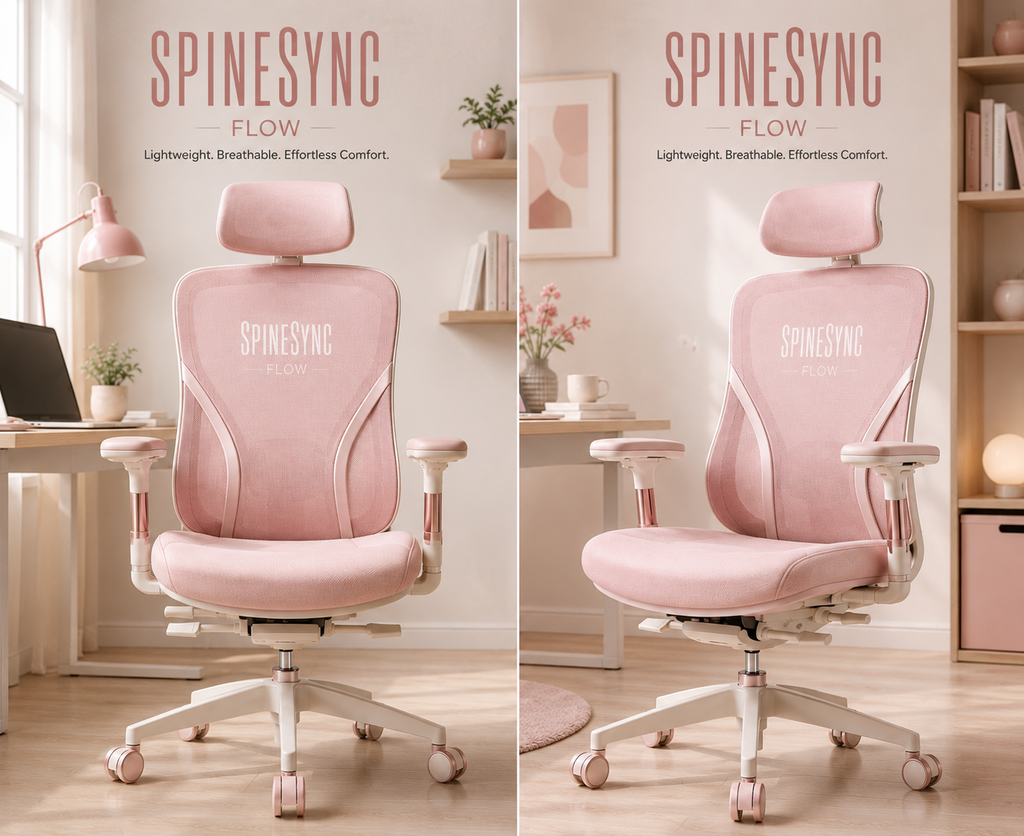 SpineSync Flow | Lightweight Ergonomic Chair